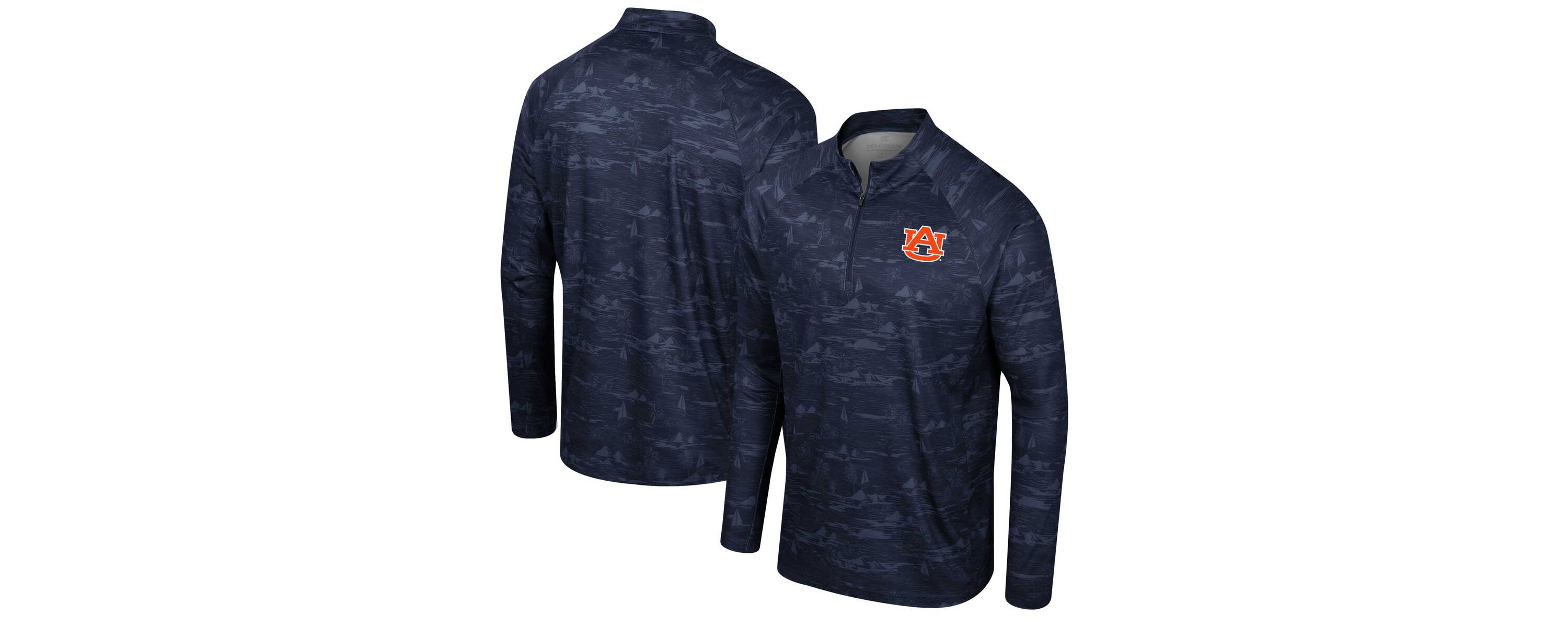 NCAA Auburn Tigers Carson Raglan Quarter-Zip Jacket