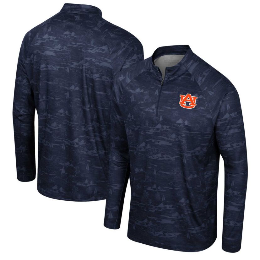 NCAA Auburn Tigers Carson Raglan Quarter-Zip Jacket