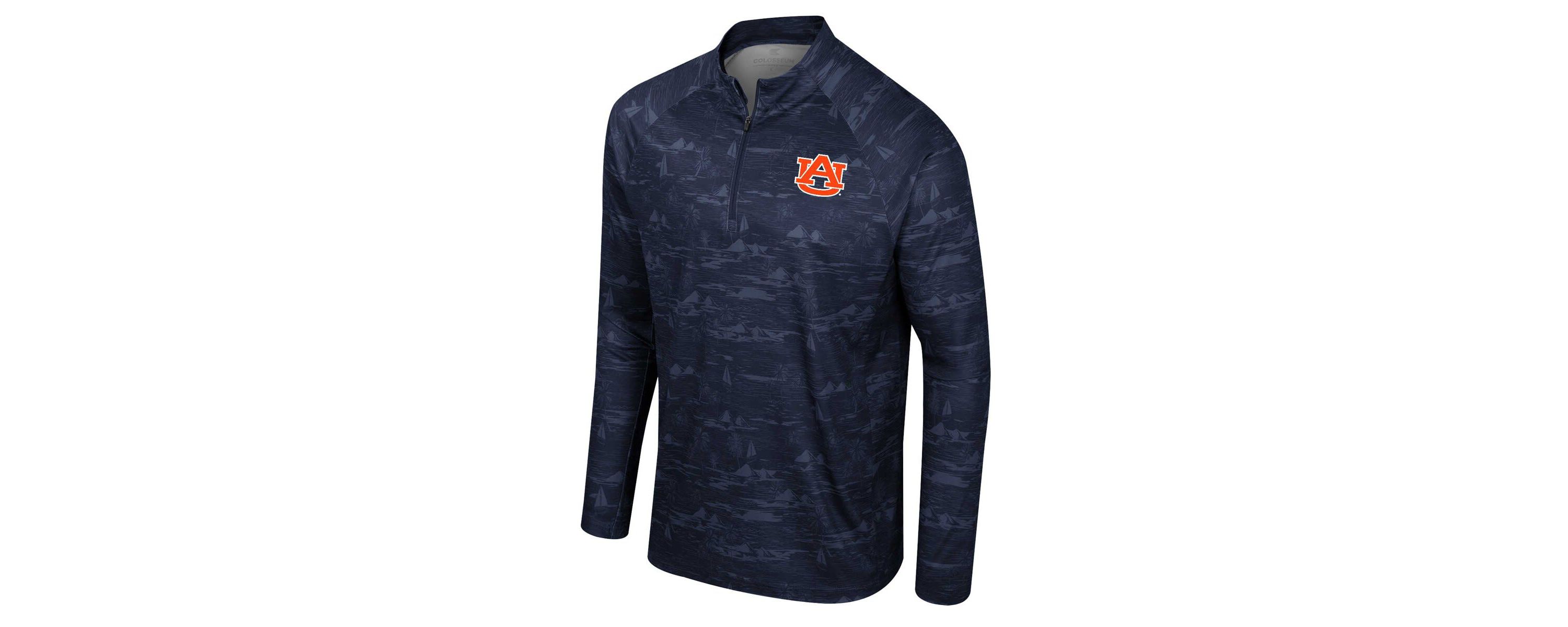 NCAA Auburn Tigers Carson Raglan Quarter-Zip Jacket