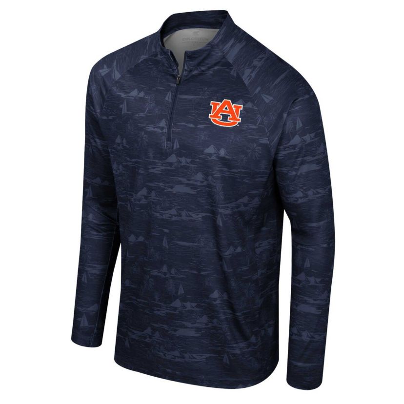 NCAA Auburn Tigers Carson Raglan Quarter-Zip Jacket