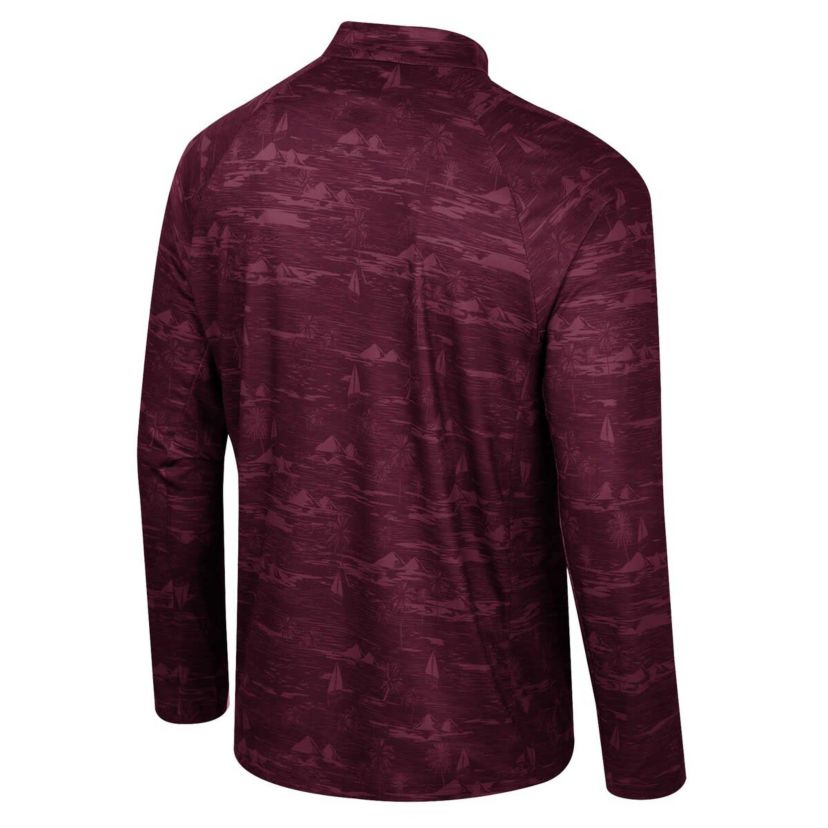 NCAA Mississippi State Bulldogs Carson Raglan Quarter-Zip Jacket