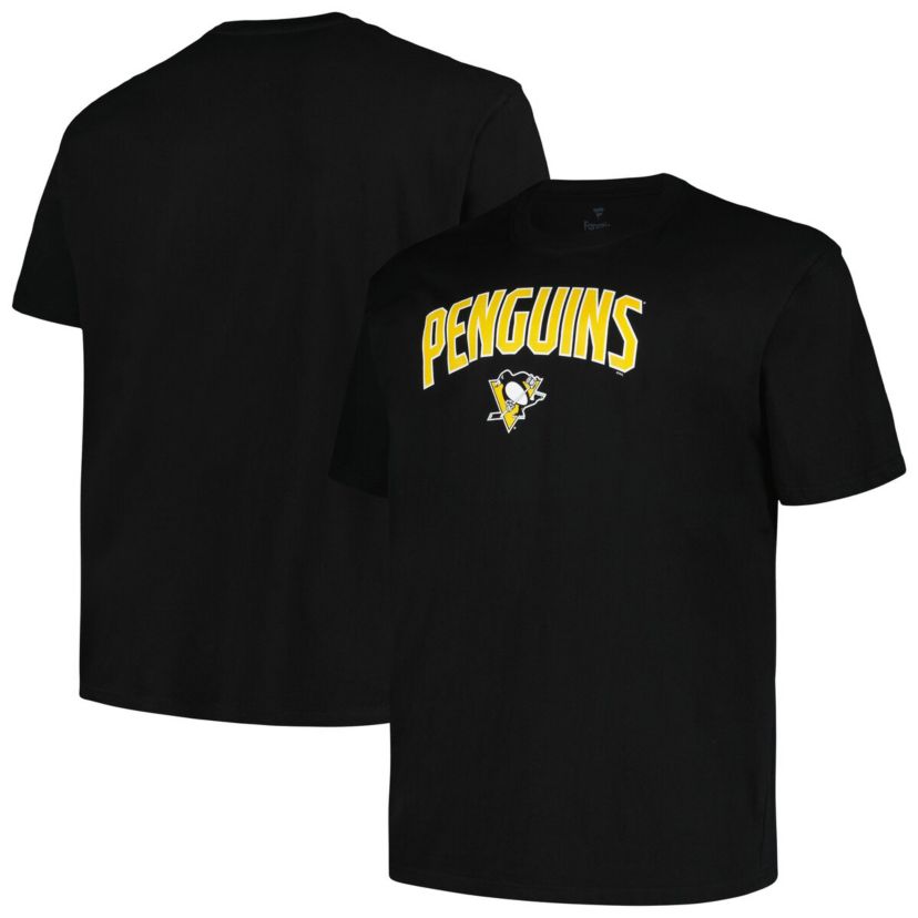 NHL Pittsburgh Penguins Big & Tall Arch Over Logo T-Shirt