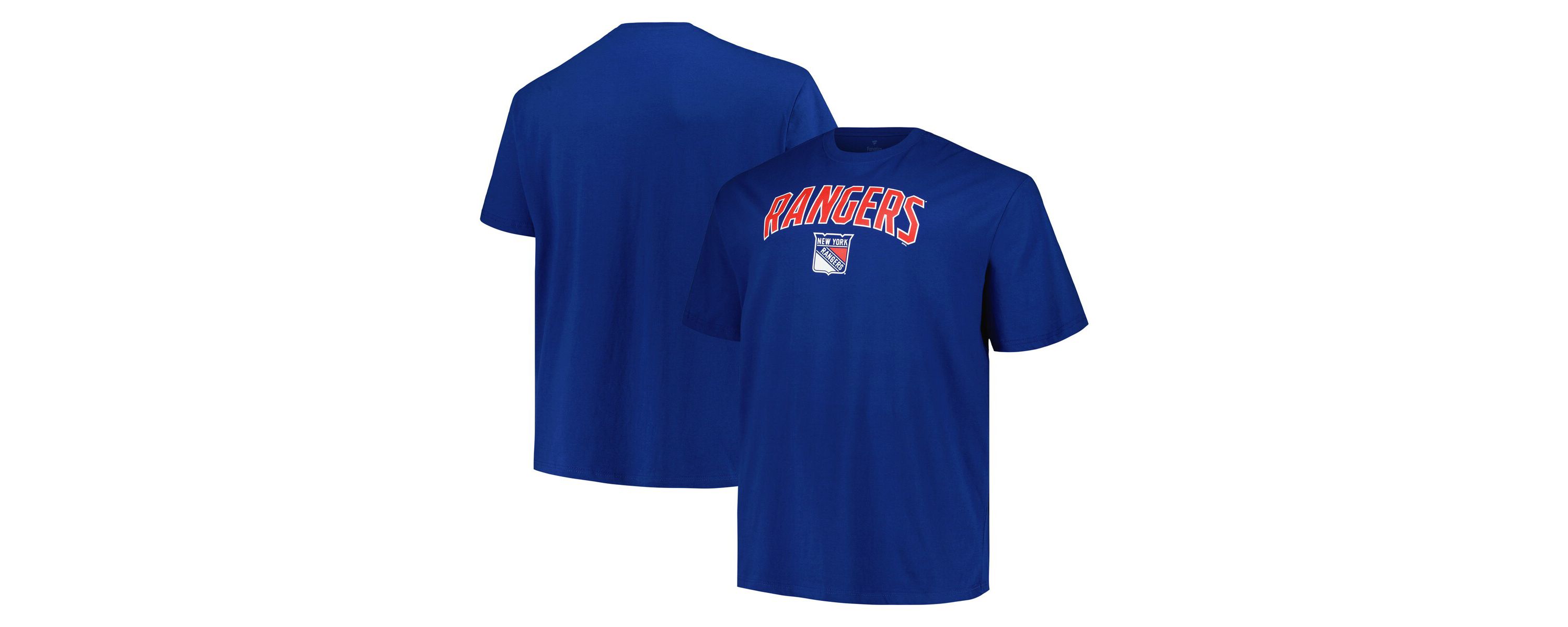NHL New York Rangers Big & Tall Arch Over Logo T-Shirt