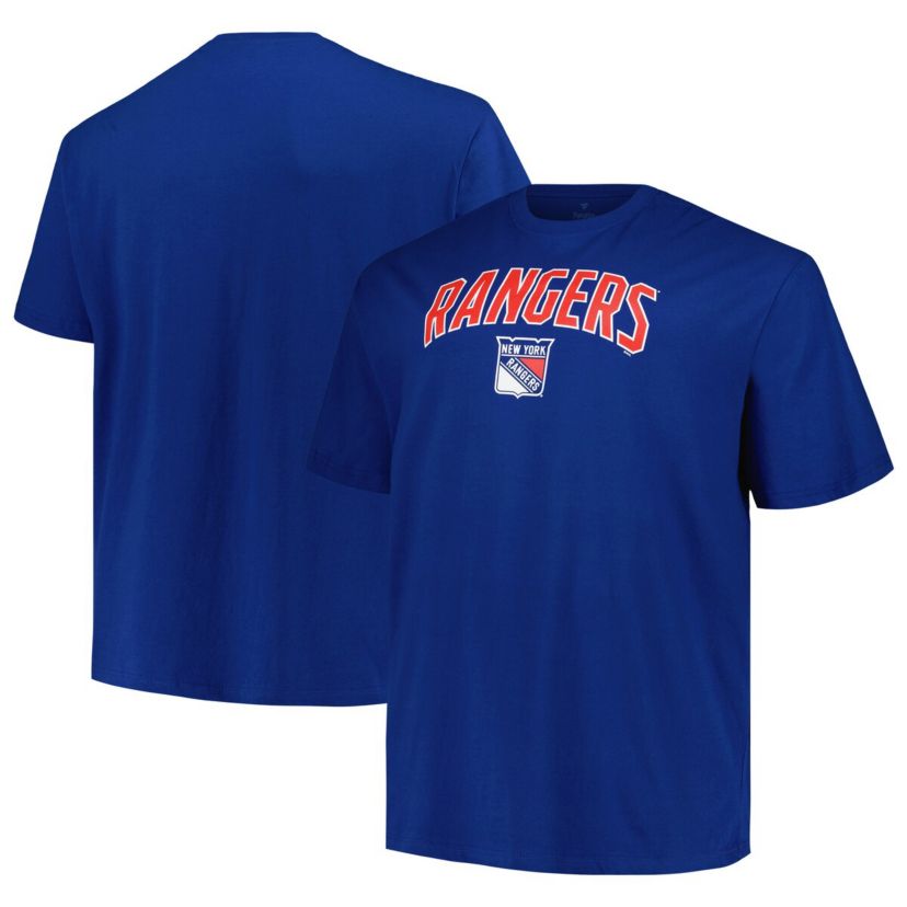 NHL New York Rangers Big & Tall Arch Over Logo T-Shirt
