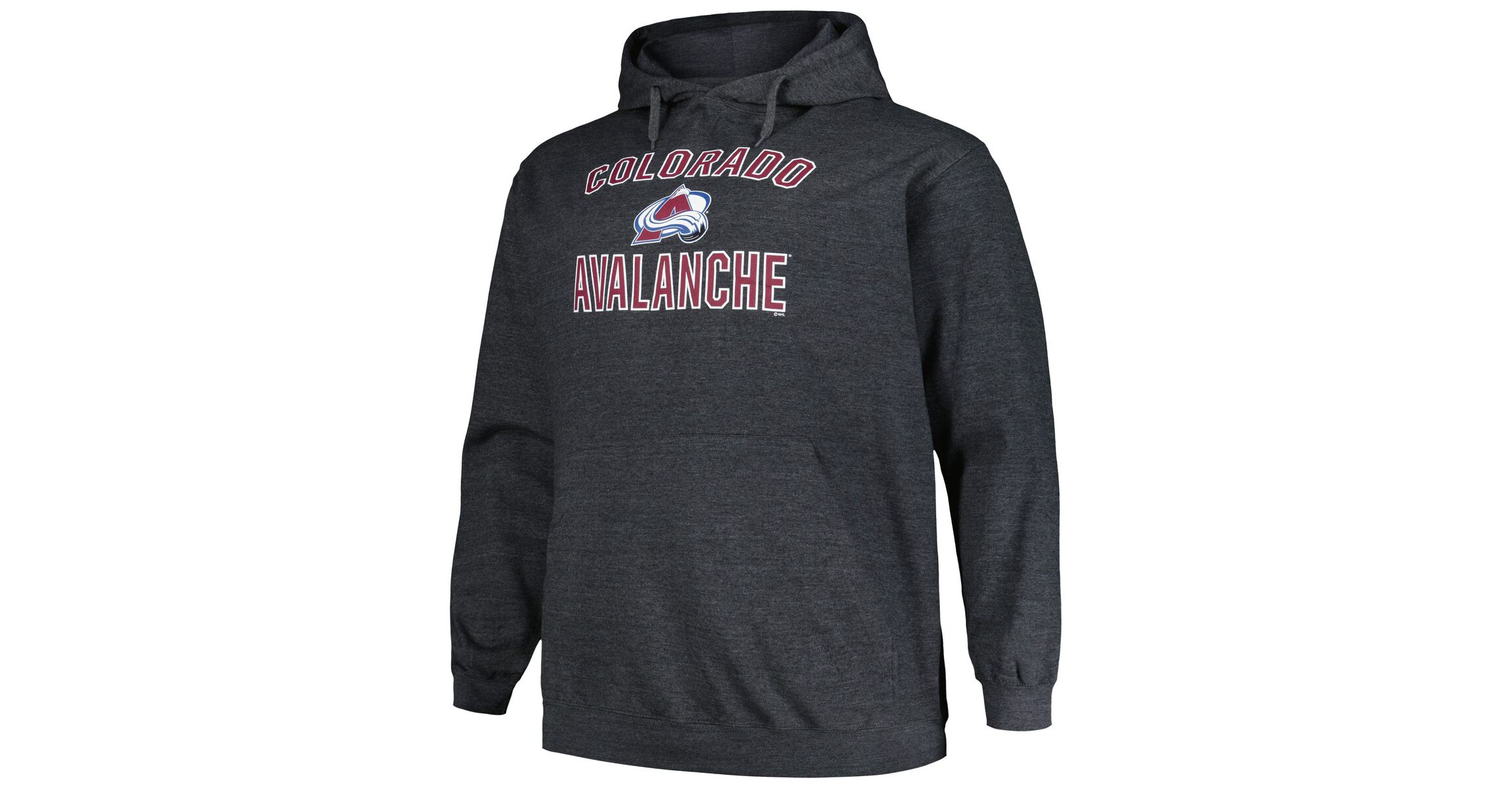 NHL Colorado Avalanche Big & Tall Arch Over Logo Pullover Hoodie