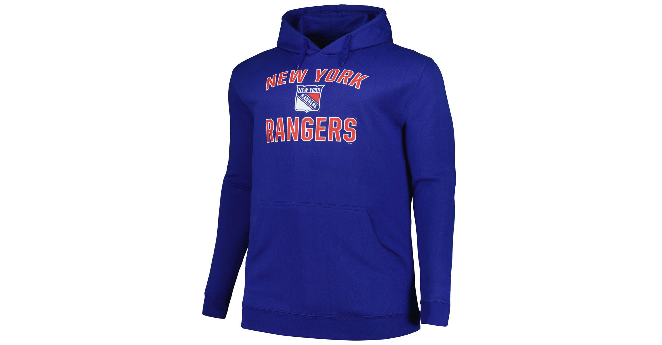 NHL New York Rangers Big & Tall Arch Over Logo Pullover Hoodie