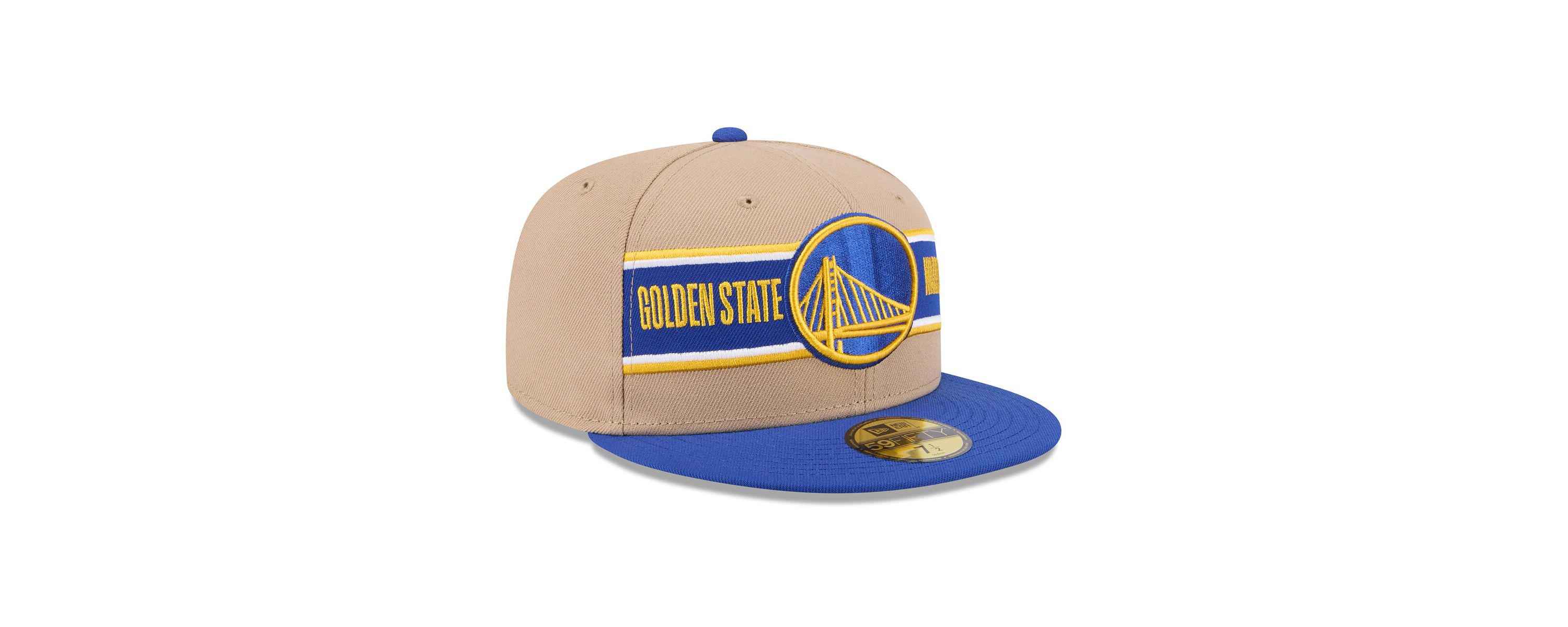 NBA Tan/Royal Golden State Warriors 2024 NBA Draft 59FIFTY Fitted Hat