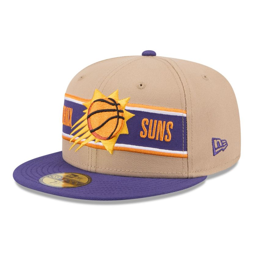 NBA Tan/Purple Phoenix Suns 2024 NBA Draft 59FIFTY Fitted Hat