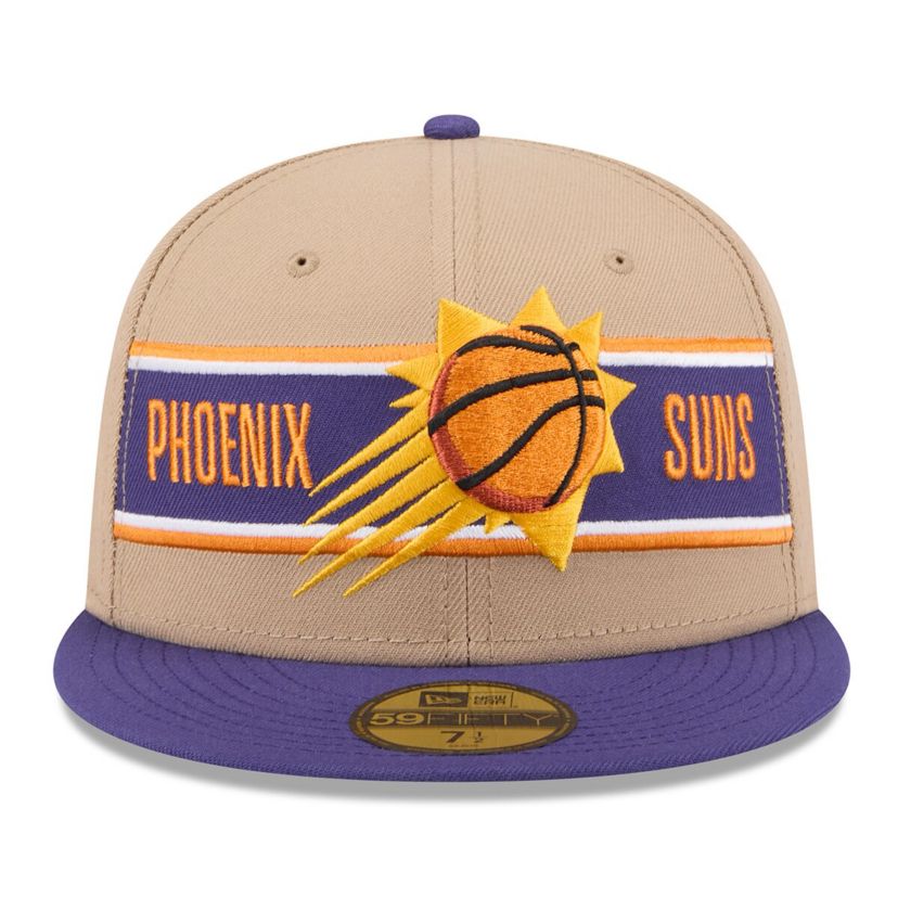 NBA Tan/Purple Phoenix Suns 2024 NBA Draft 59FIFTY Fitted Hat