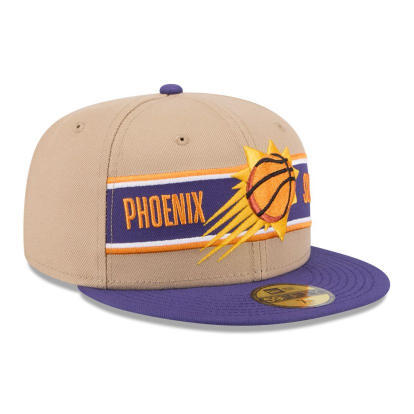 NBA Tan/Purple Phoenix Suns 2024 NBA Draft 59FIFTY Fitted Hat