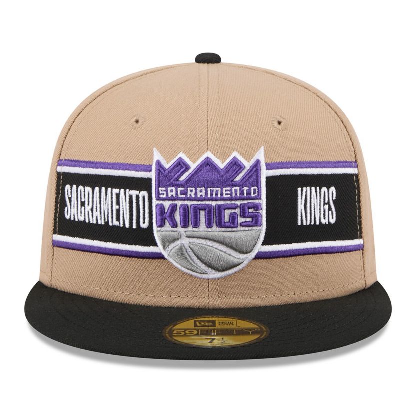 NBA Tan/Black Sacramento Kings 2024 NBA Draft 59FIFTY Fitted Hat