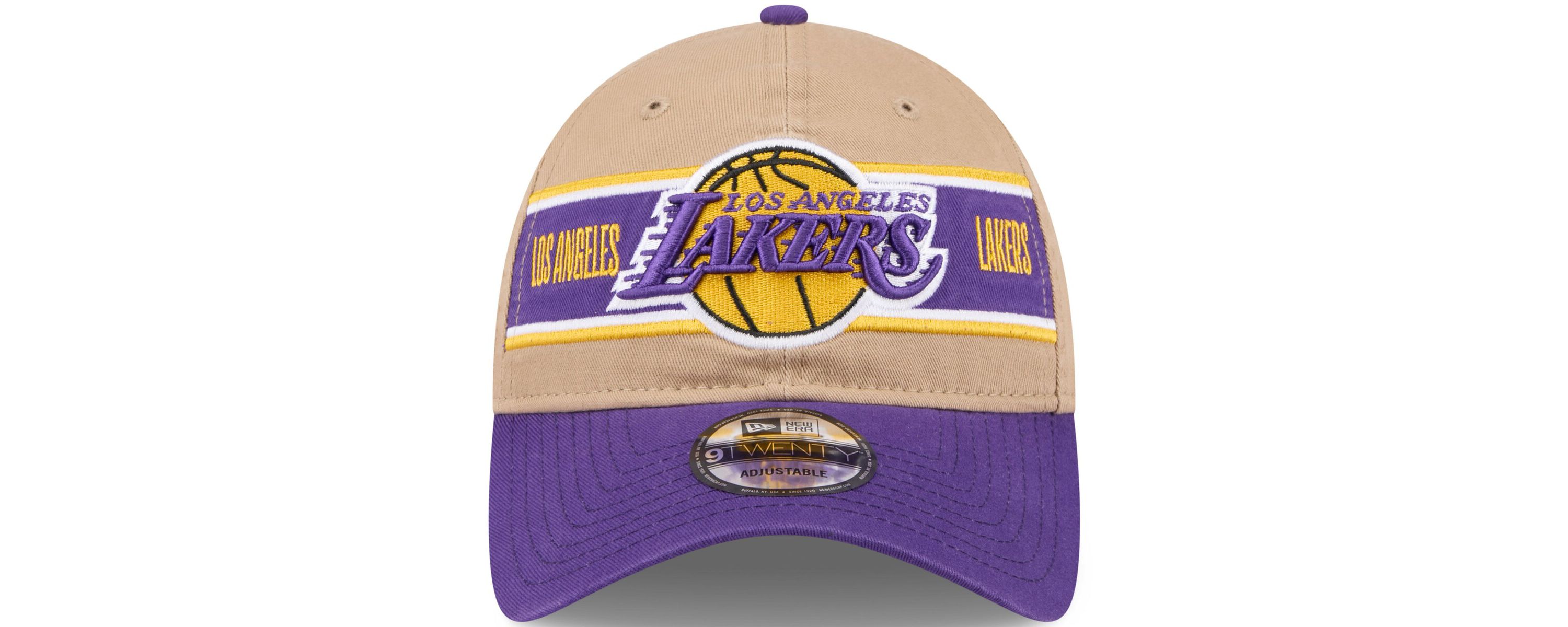 NBA Tan/Purple Los Angeles Lakers 2024 NBA Draft 9TWENTY Adjustable Hat
