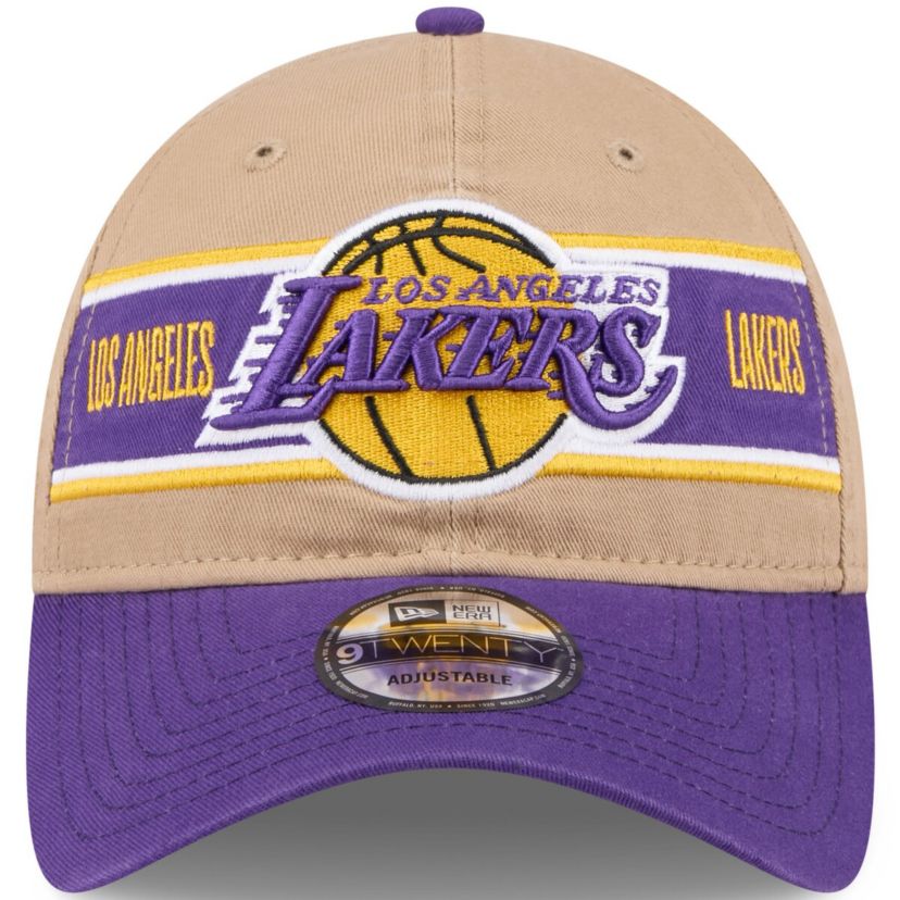 NBA Tan/Purple Los Angeles Lakers 2024 NBA Draft 9TWENTY Adjustable Hat