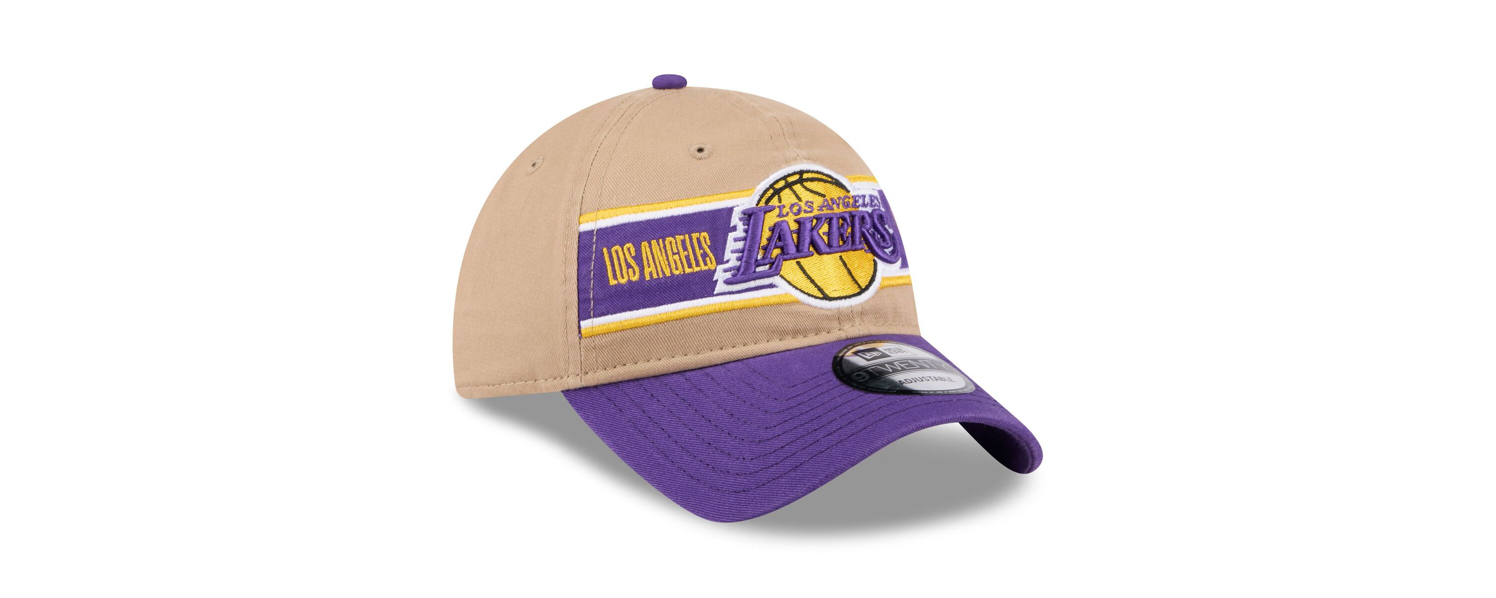 NBA Tan/Purple Los Angeles Lakers 2024 NBA Draft 9TWENTY Adjustable Hat