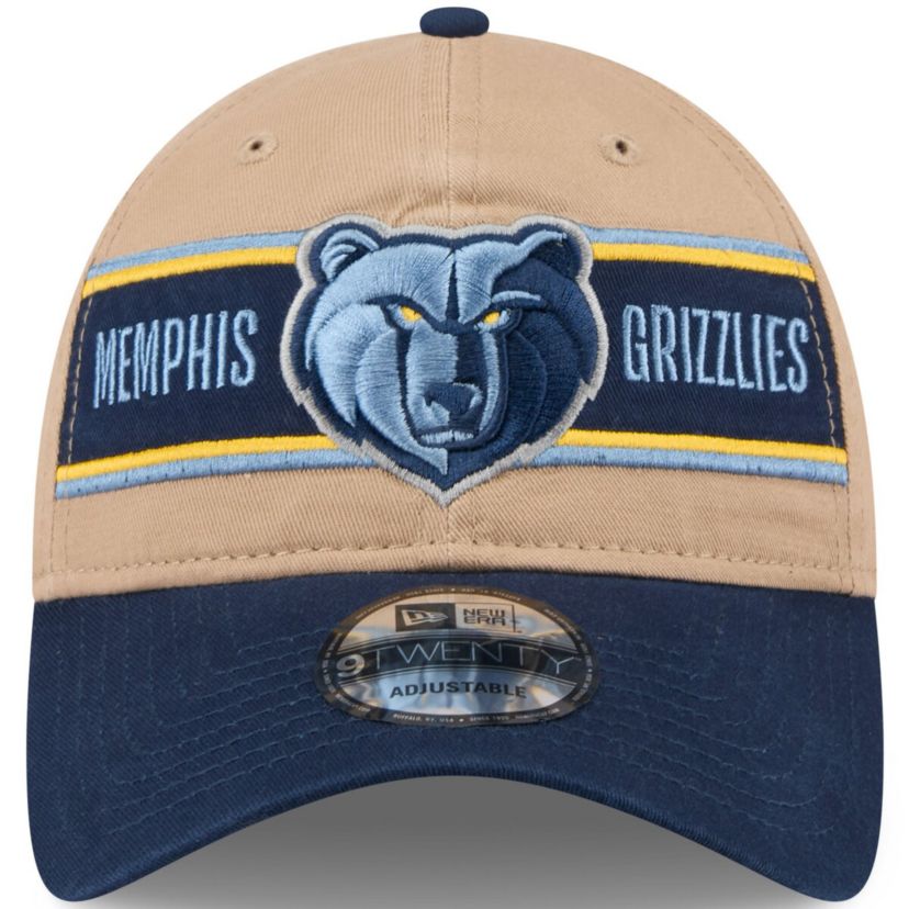 NBA Tan/Navy Memphis Grizzlies 2024 NBA Draft 9TWENTY Adjustable Hat