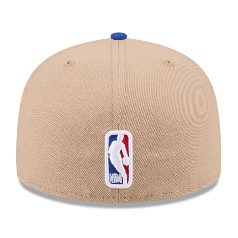 NBA Tan/Blue New York Knicks 2024 NBA Draft 59FIFTY Fitted Hat