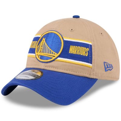 New Era Mens NBA TanRoyal Golden State Warriors 2024 NBA Draft 9TWENTY Adjustable Hat