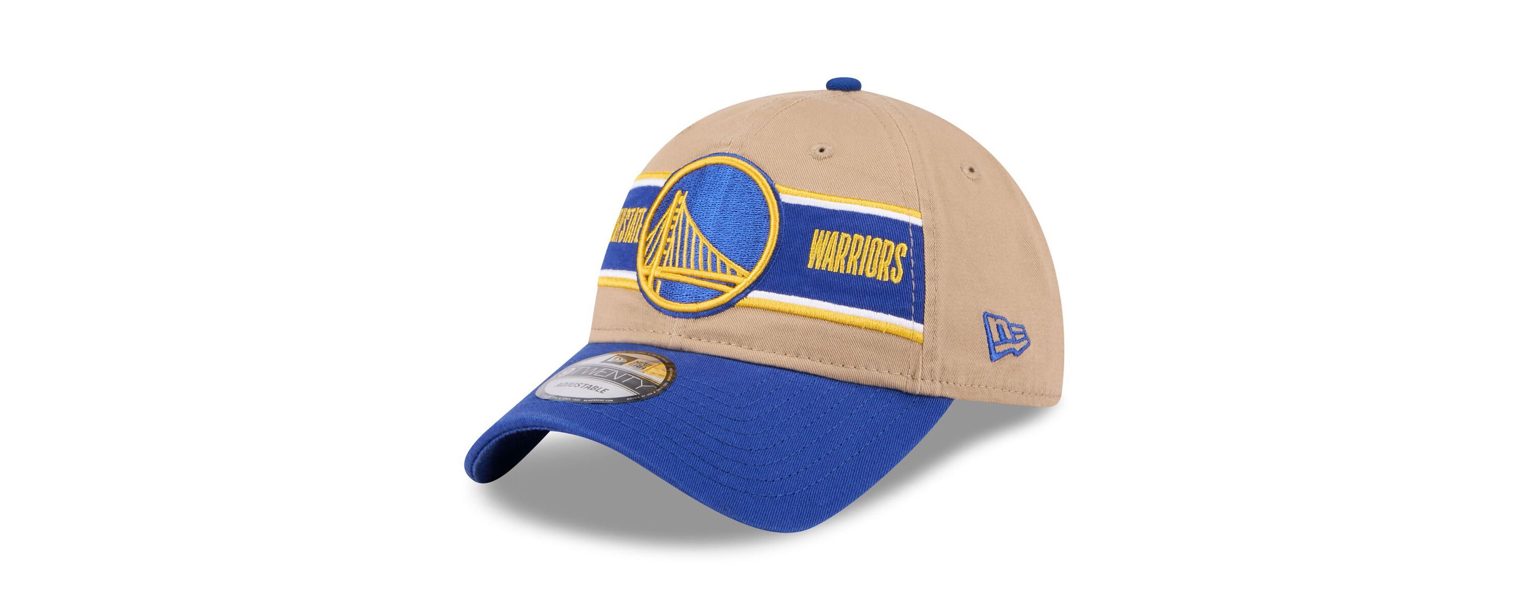 NBA Tan/Royal Golden State Warriors 2024 NBA Draft 9TWENTY Adjustable Hat