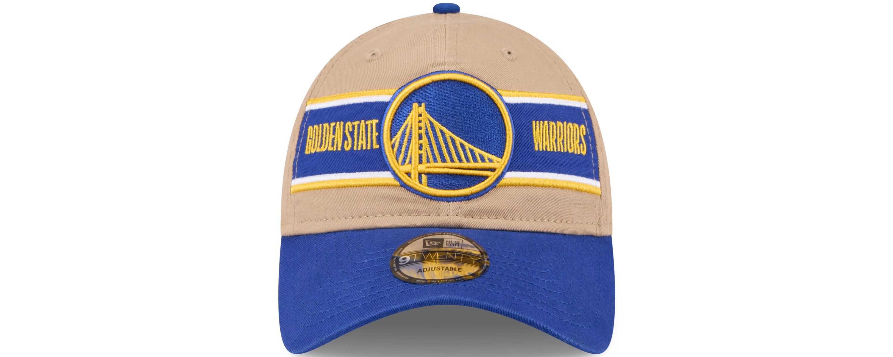 NBA Tan/Royal Golden State Warriors 2024 NBA Draft 9TWENTY Adjustable Hat
