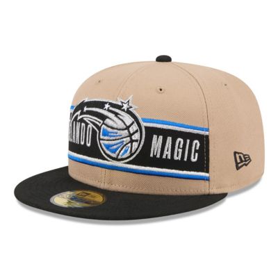 New Era Mens NBA TanBlack Orlando Magic 2024 NBA Draft 59FIFTY Fitted Hat