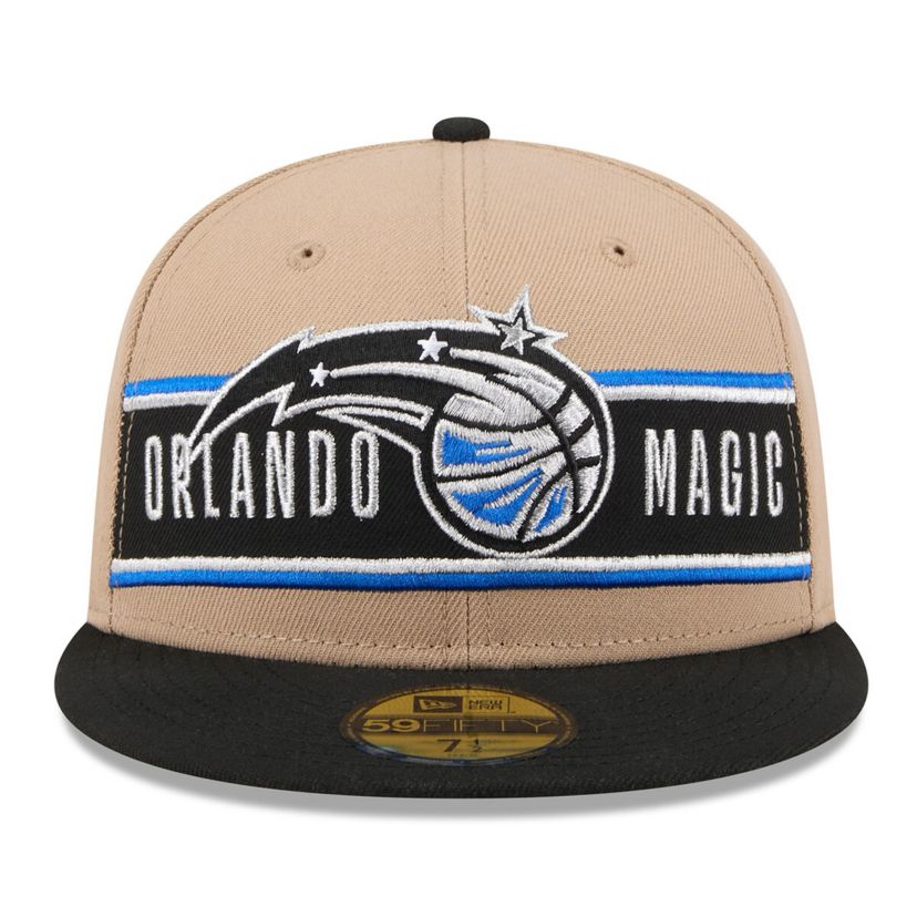 NBA Tan/Black Orlando Magic 2024 NBA Draft 59FIFTY Fitted Hat