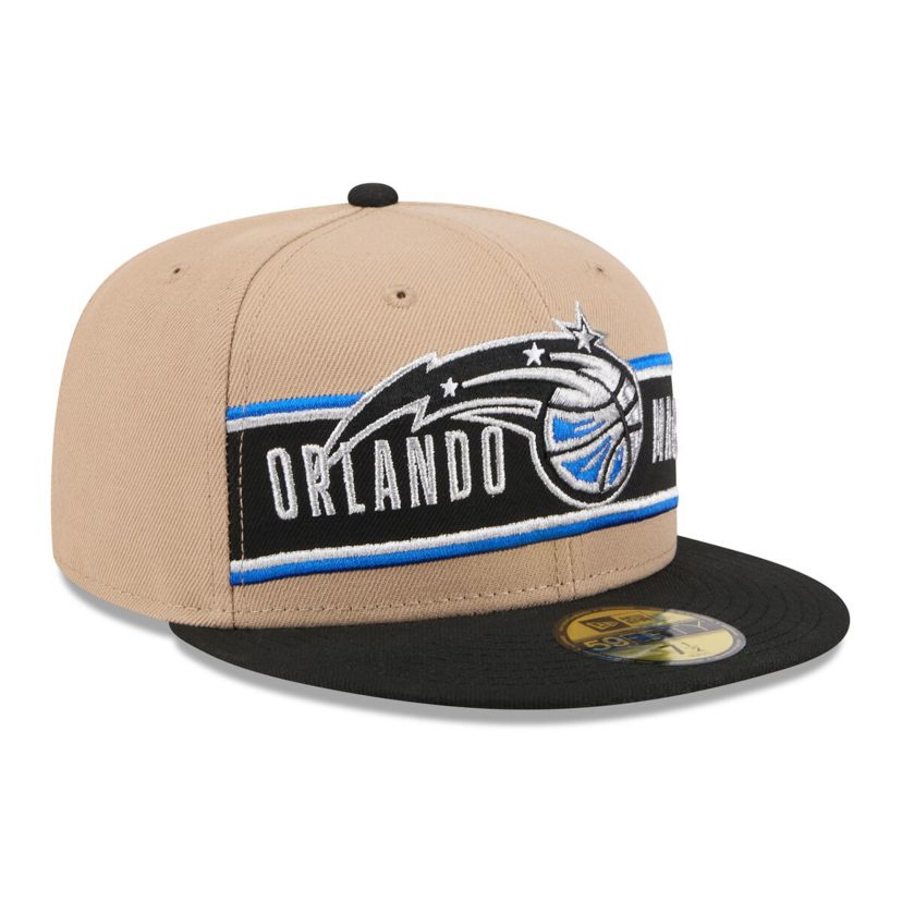 NBA Tan/Black Orlando Magic 2024 NBA Draft 59FIFTY Fitted Hat