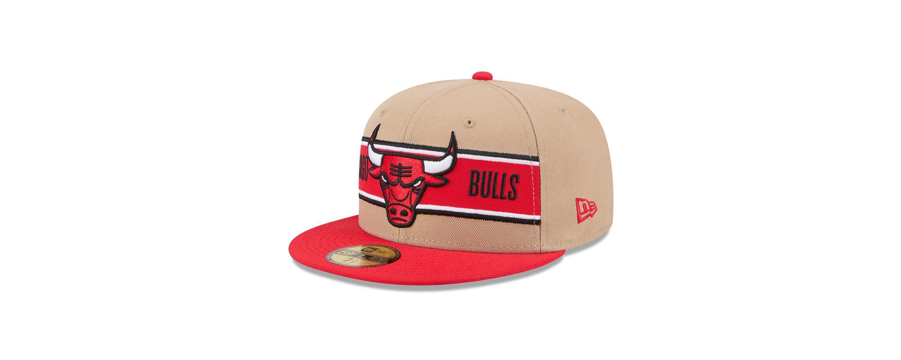 NBA Tan/Red Chicago Bulls 2024 NBA Draft 59FIFTY Fitted Hat