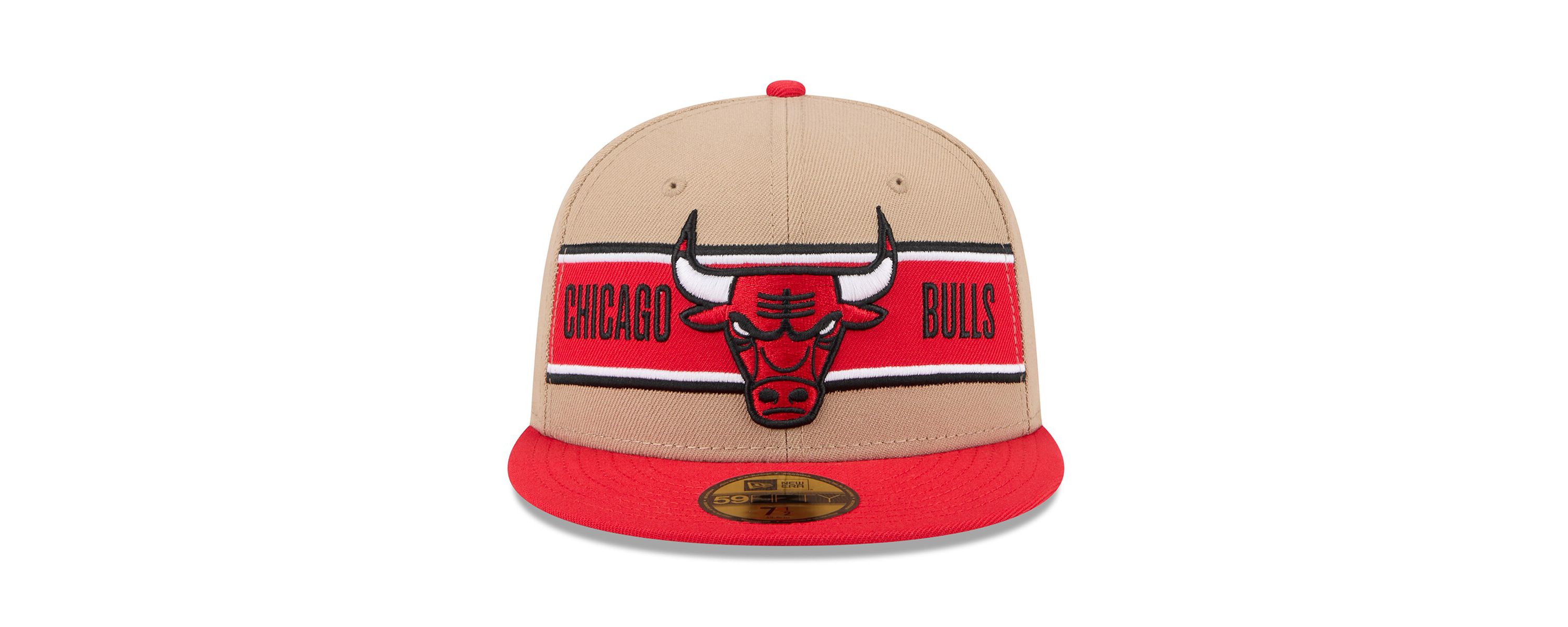 NBA Tan/Red Chicago Bulls 2024 NBA Draft 59FIFTY Fitted Hat