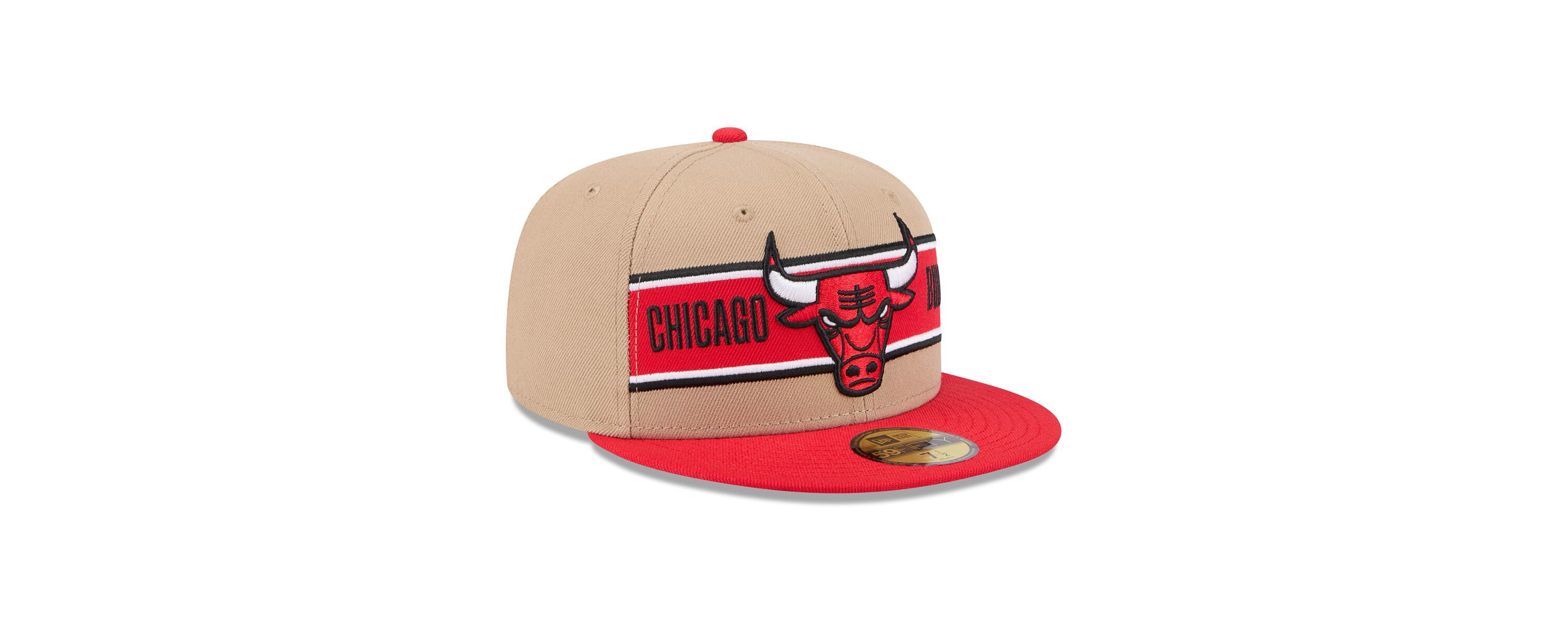 NBA Tan/Red Chicago Bulls 2024 NBA Draft 59FIFTY Fitted Hat