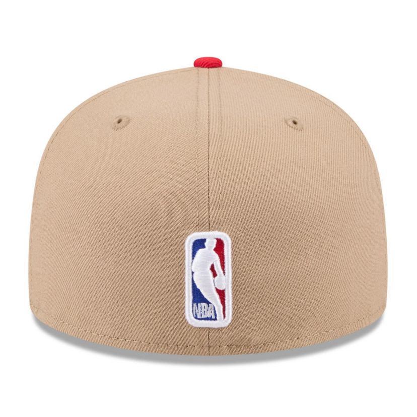 NBA Tan/Red Chicago Bulls 2024 NBA Draft 59FIFTY Fitted Hat