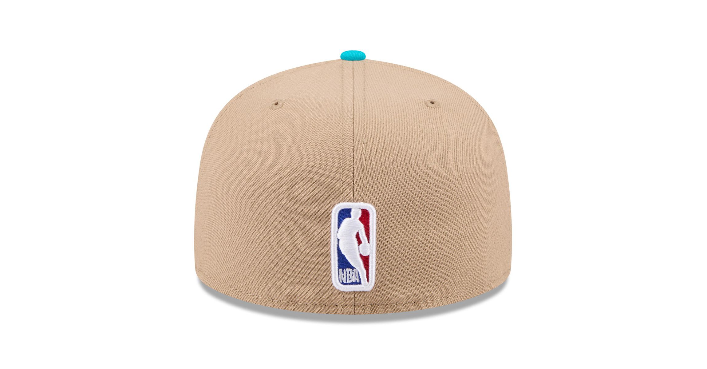 NBA Tan/Teal Charlotte Hornets 2024 NBA Draft 59FIFTY Fitted Hat