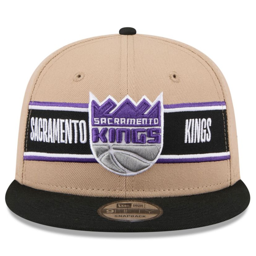 NBA Tan/Black Sacramento Kings 2024 NBA Draft 9FIFTY Snapback Hat