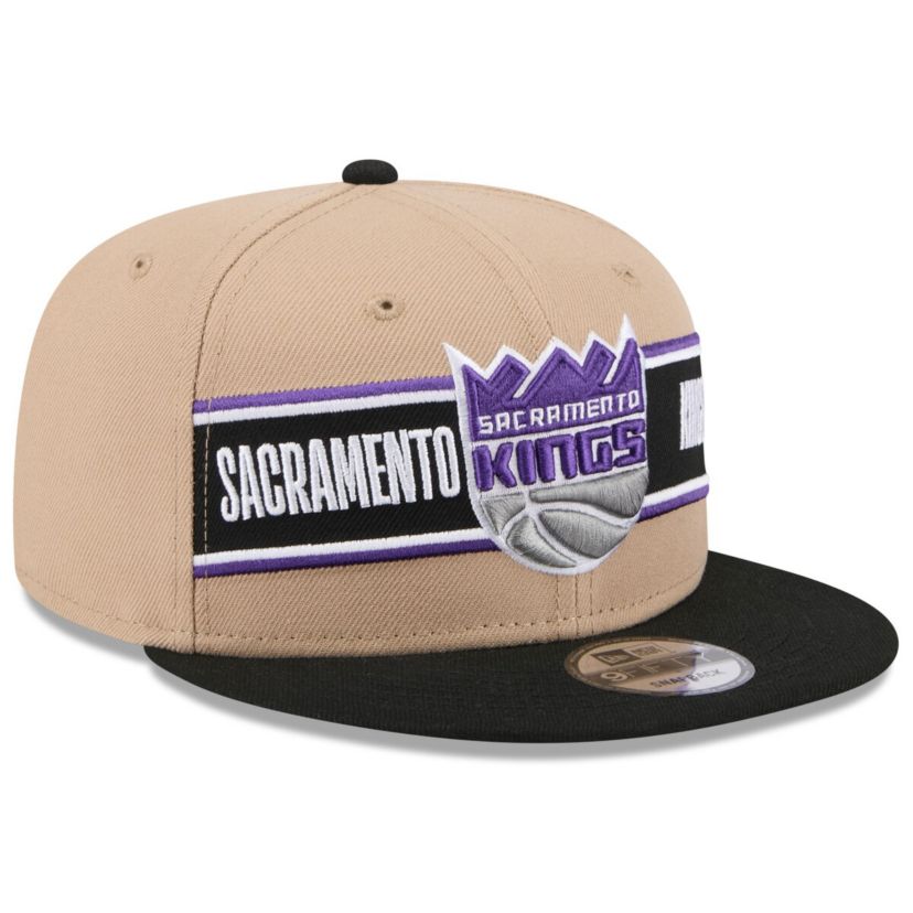 NBA Tan/Black Sacramento Kings 2024 NBA Draft 9FIFTY Snapback Hat