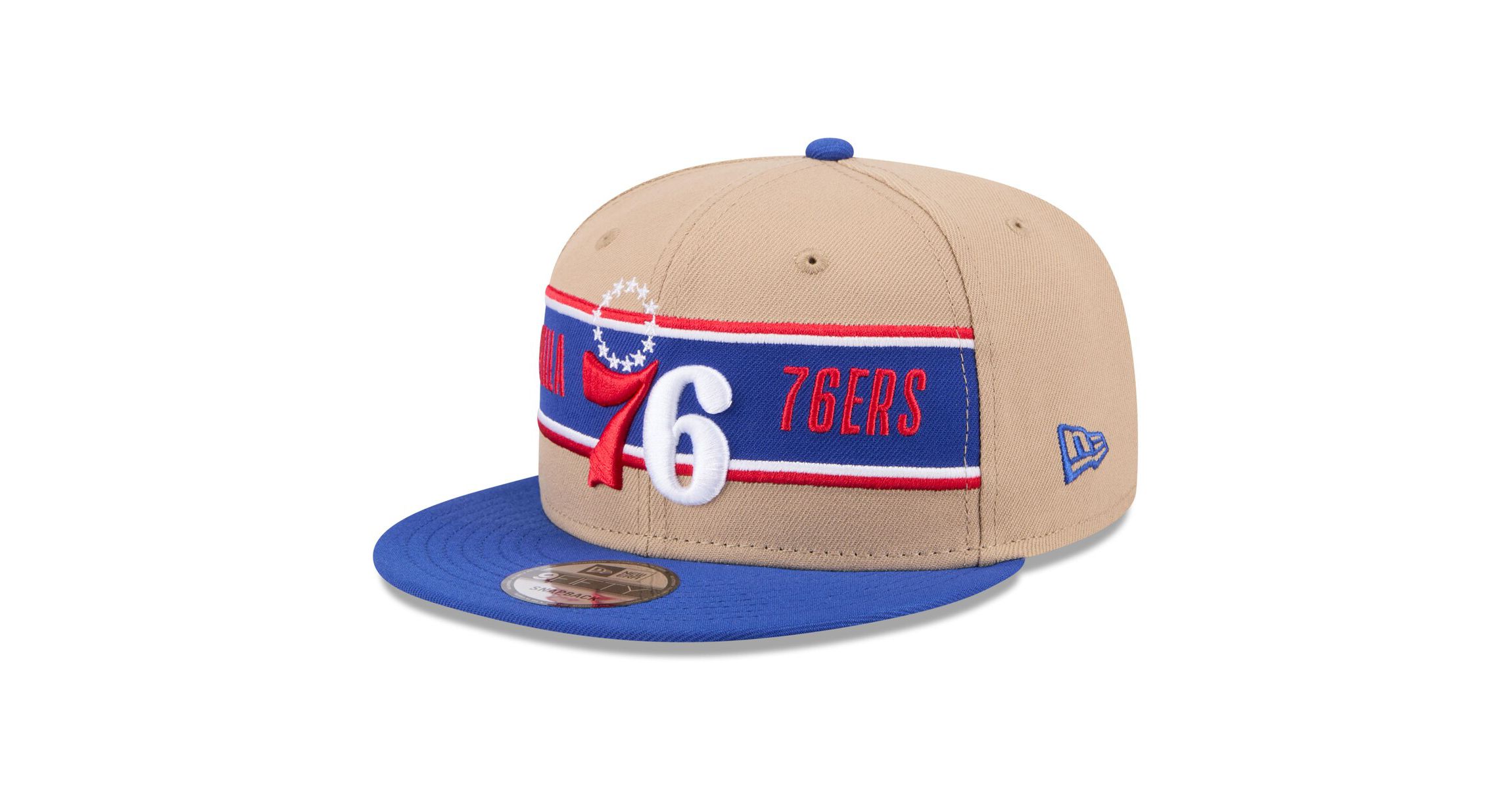 NBA Tan/Royal Philadelphia 76ers 2024 NBA Draft 9FIFTY Snapback Hat