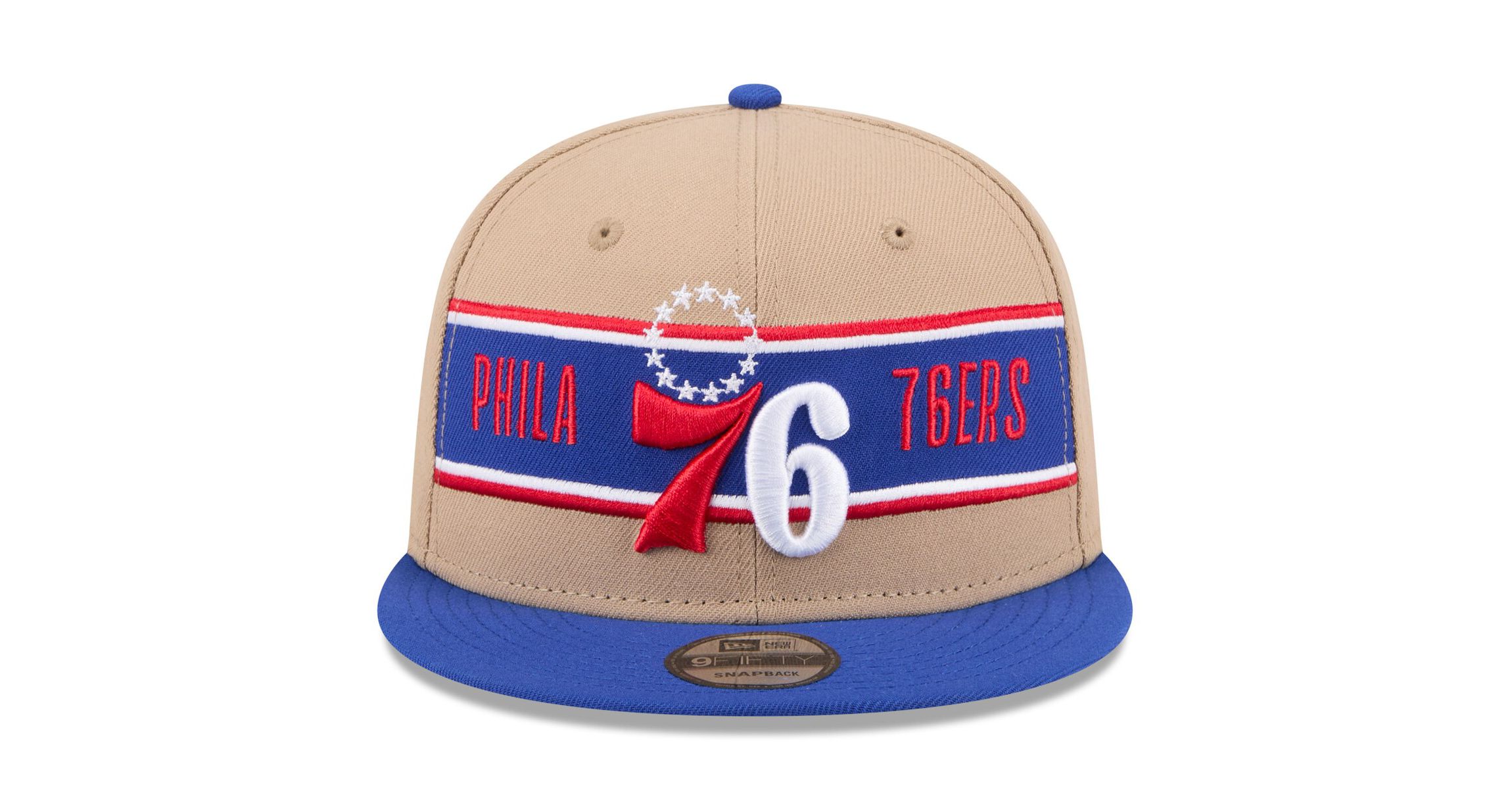 NBA Tan/Royal Philadelphia 76ers 2024 NBA Draft 9FIFTY Snapback Hat