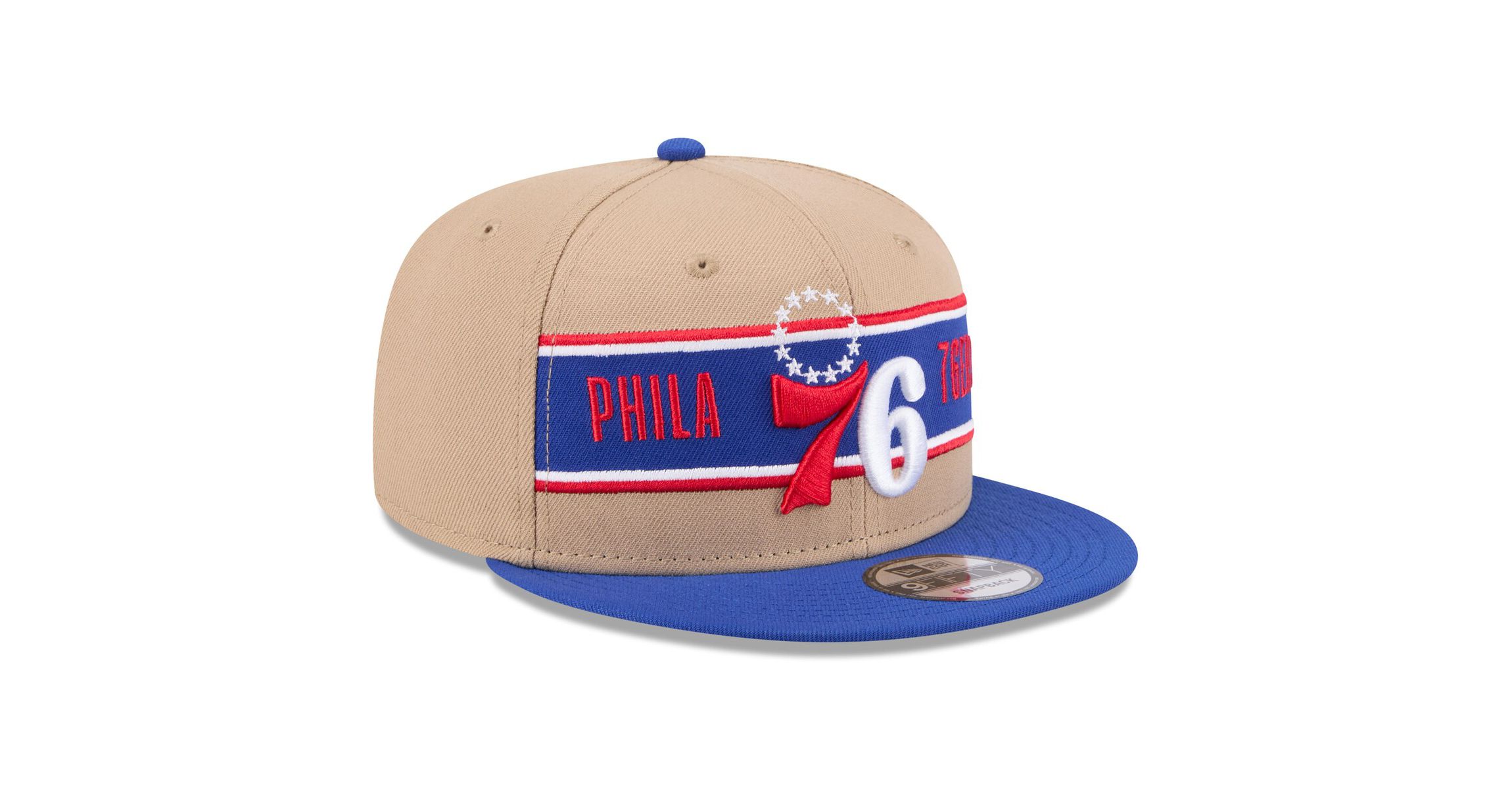 NBA Tan/Royal Philadelphia 76ers 2024 NBA Draft 9FIFTY Snapback Hat