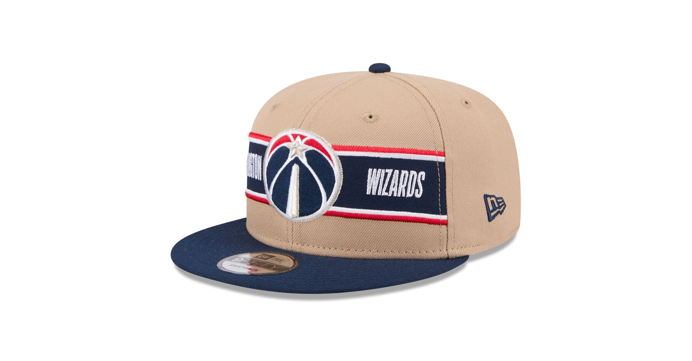 NBA Tan/Navy Washington Wizards 2024 NBA Draft 9FIFTY Snapback Hat