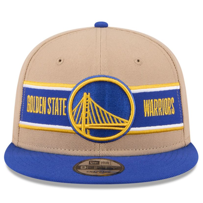 NBA Tan/Royal Golden State Warriors 2024 NBA Draft 9FIFTY Snapback Hat