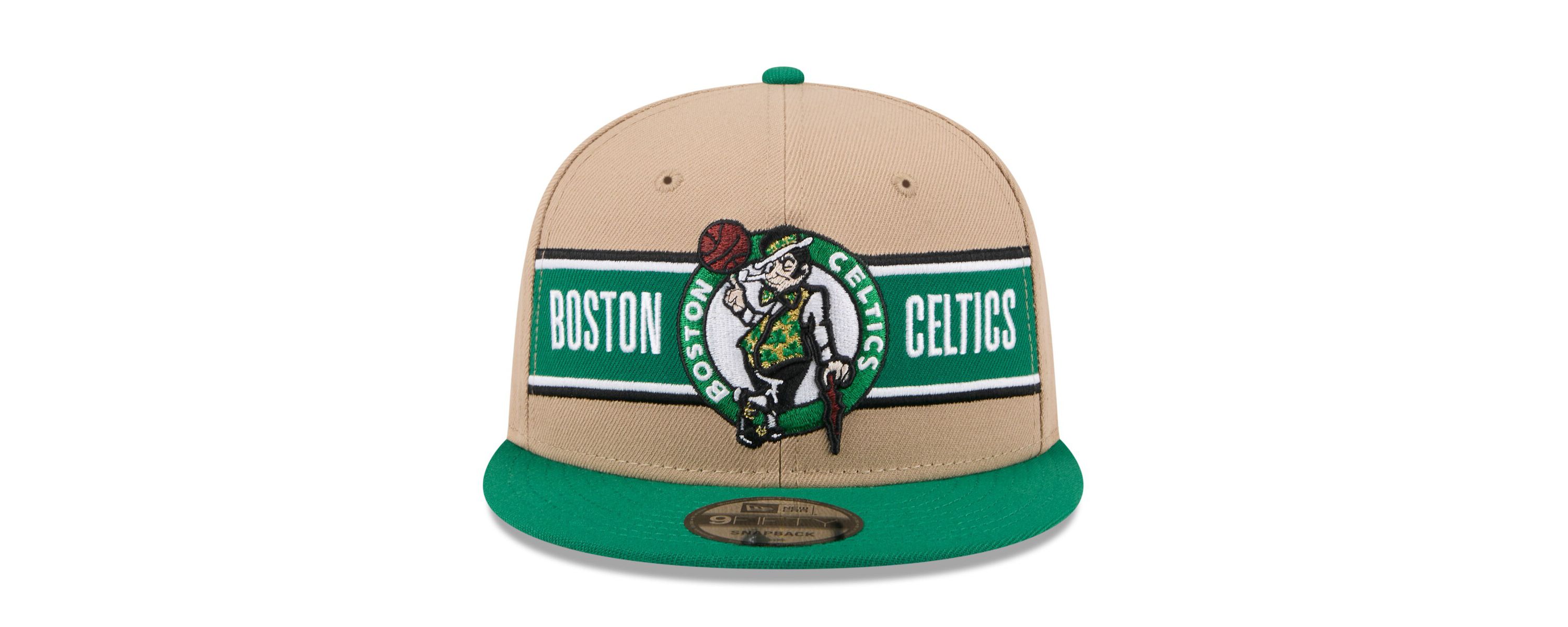 NBA Tan/Kelly Boston Celtics 2024 NBA Draft 9FIFTY Snapback Hat