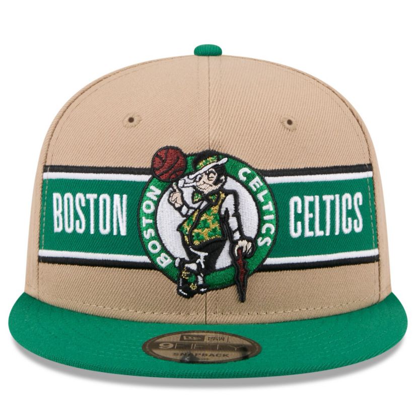 NBA Tan/Kelly Boston Celtics 2024 NBA Draft 9FIFTY Snapback Hat
