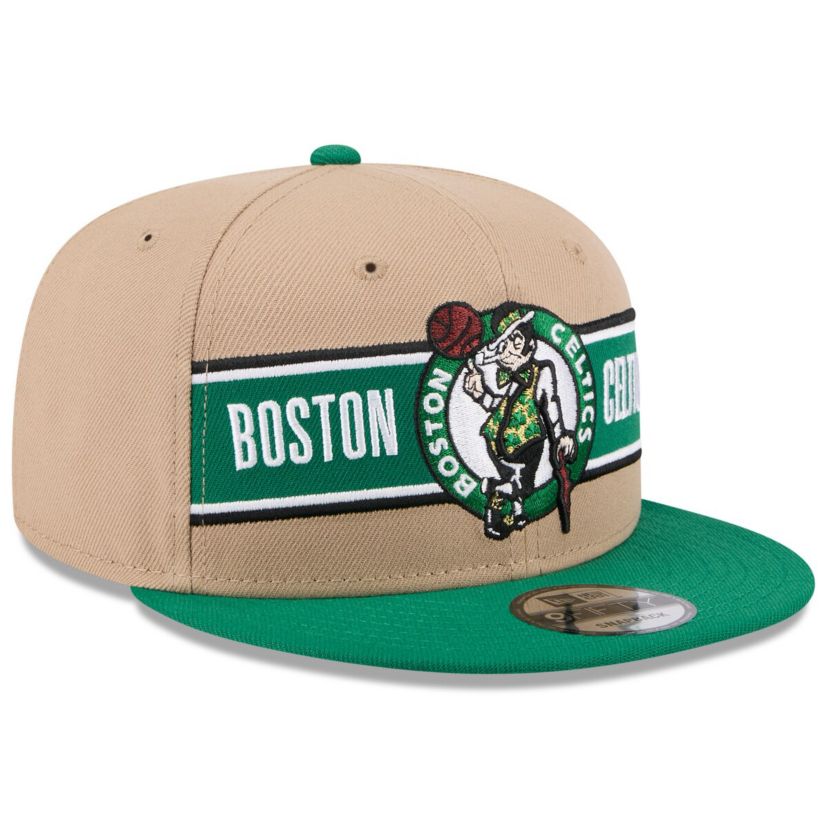 NBA Tan/Kelly Boston Celtics 2024 NBA Draft 9FIFTY Snapback Hat