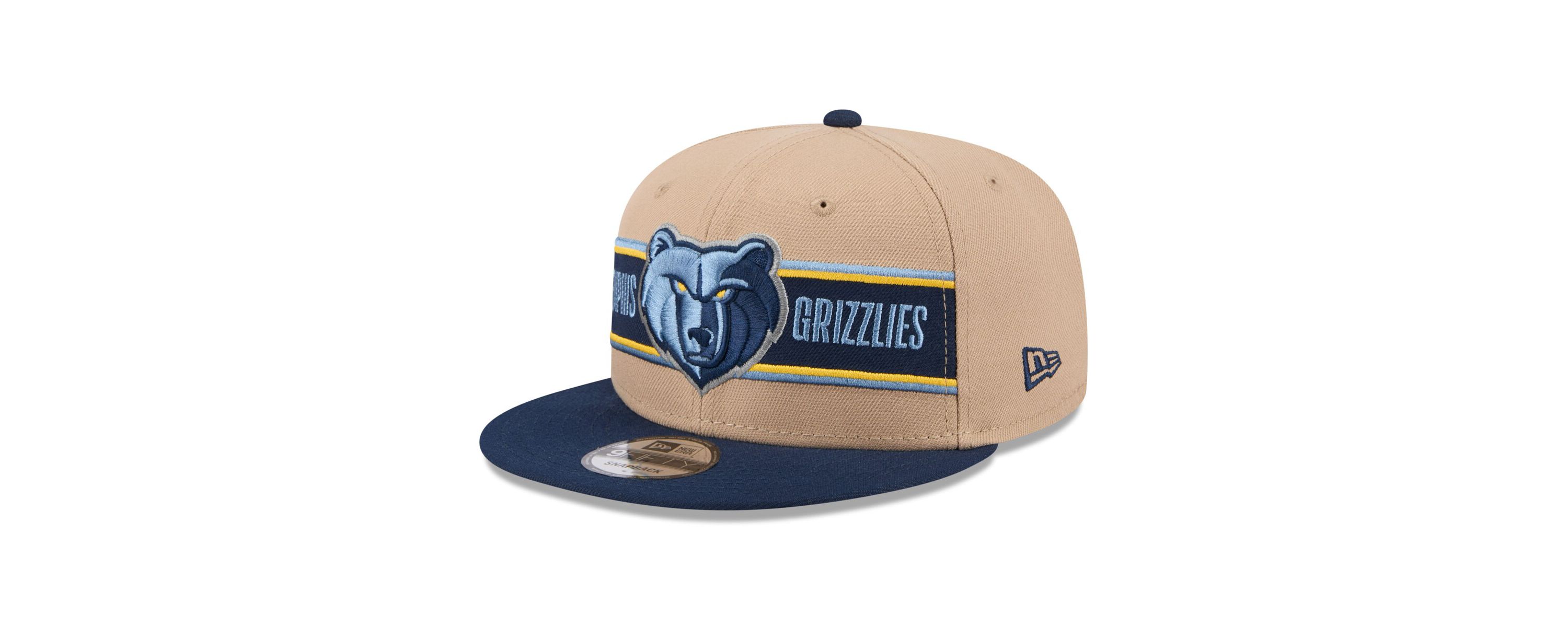 NBA Tan/Navy Memphis Grizzlies 2024 NBA Draft 9FIFTY Snapback Hat