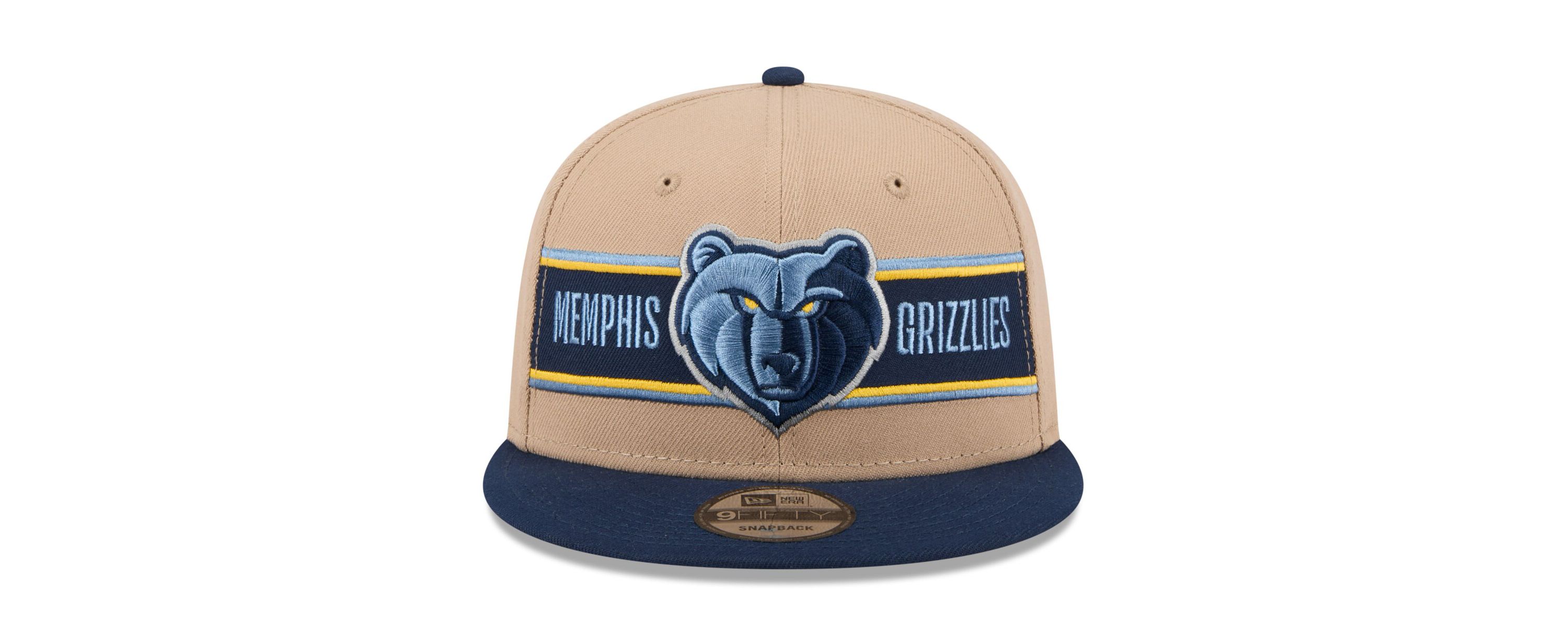 NBA Tan/Navy Memphis Grizzlies 2024 NBA Draft 9FIFTY Snapback Hat