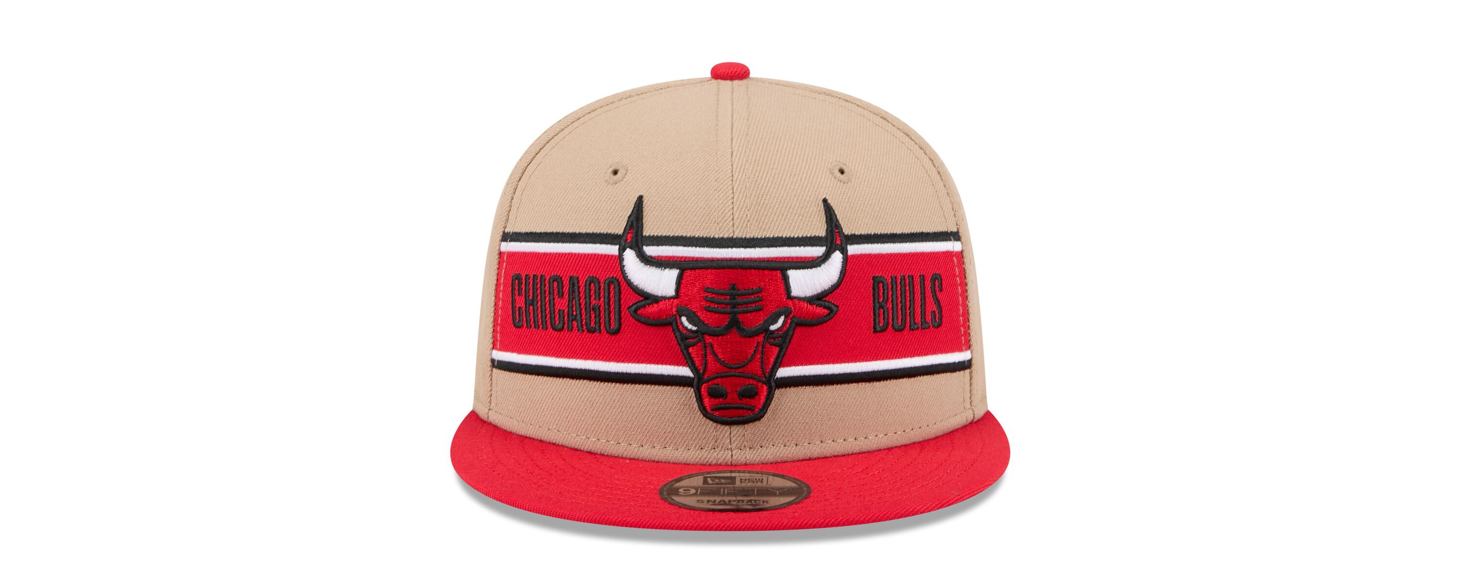 NBA Tan/Red Chicago Bulls 2024 NBA Draft 9FIFTY Snapback Hat