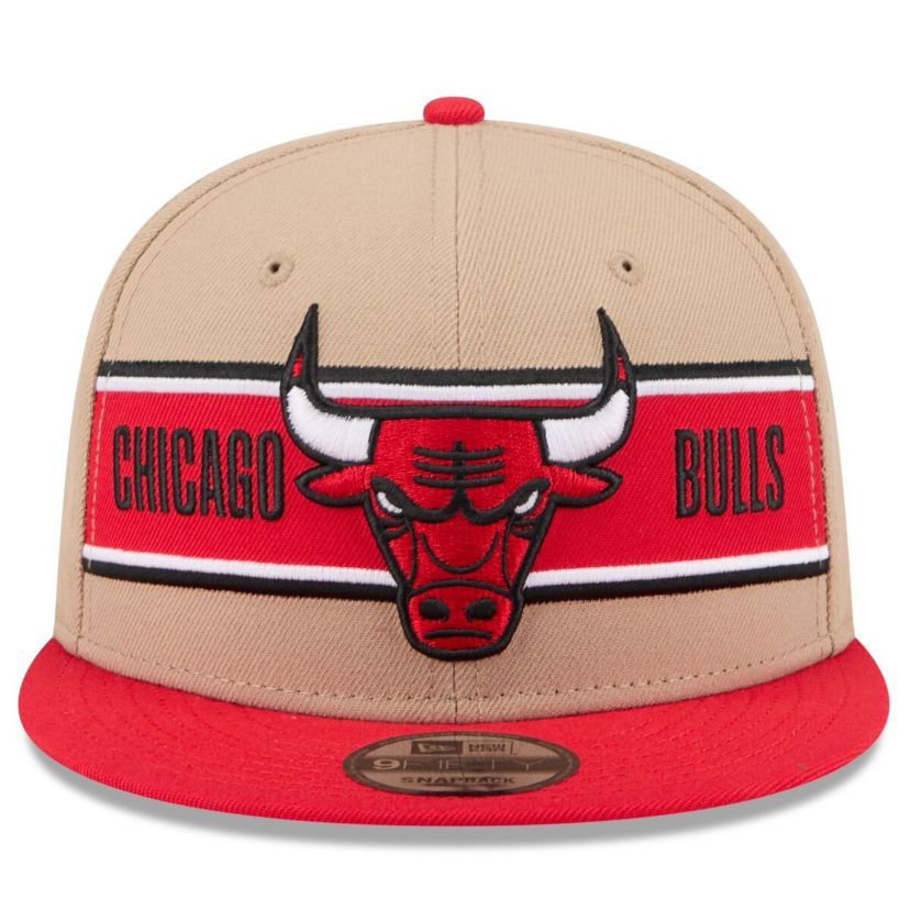 NBA Tan/Red Chicago Bulls 2024 NBA Draft 9FIFTY Snapback Hat