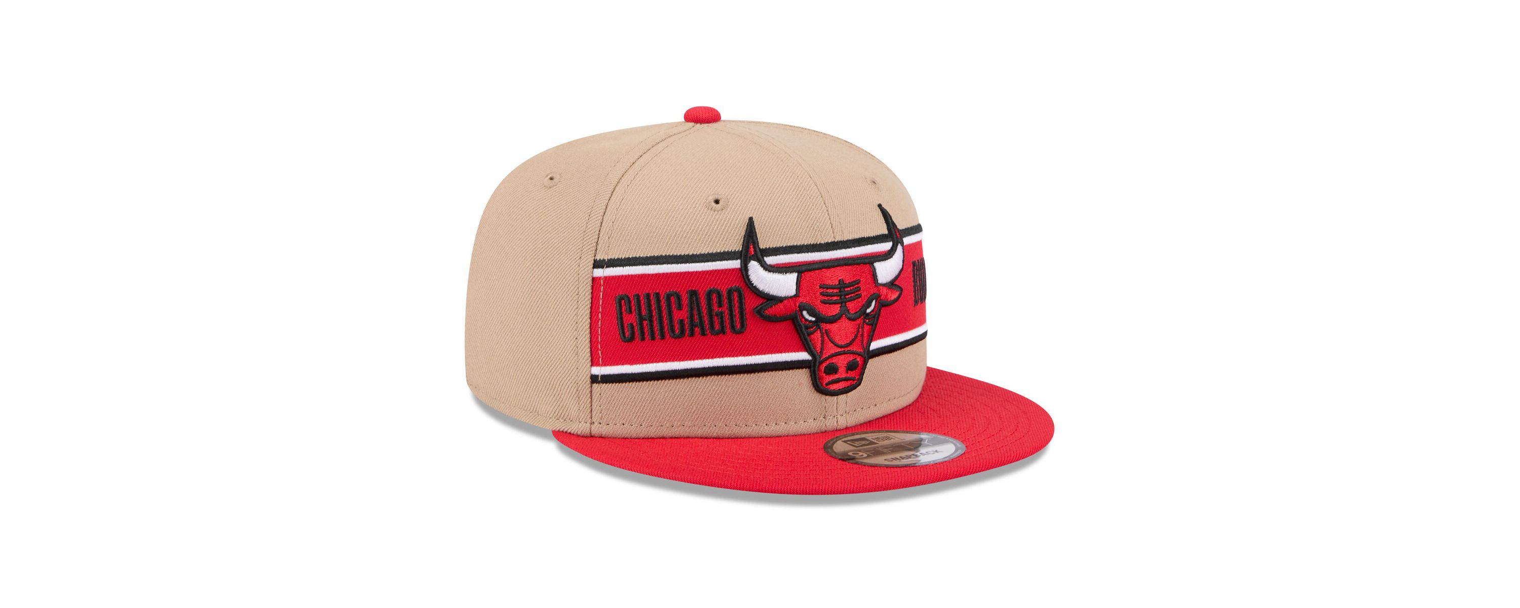 NBA Tan/Red Chicago Bulls 2024 NBA Draft 9FIFTY Snapback Hat