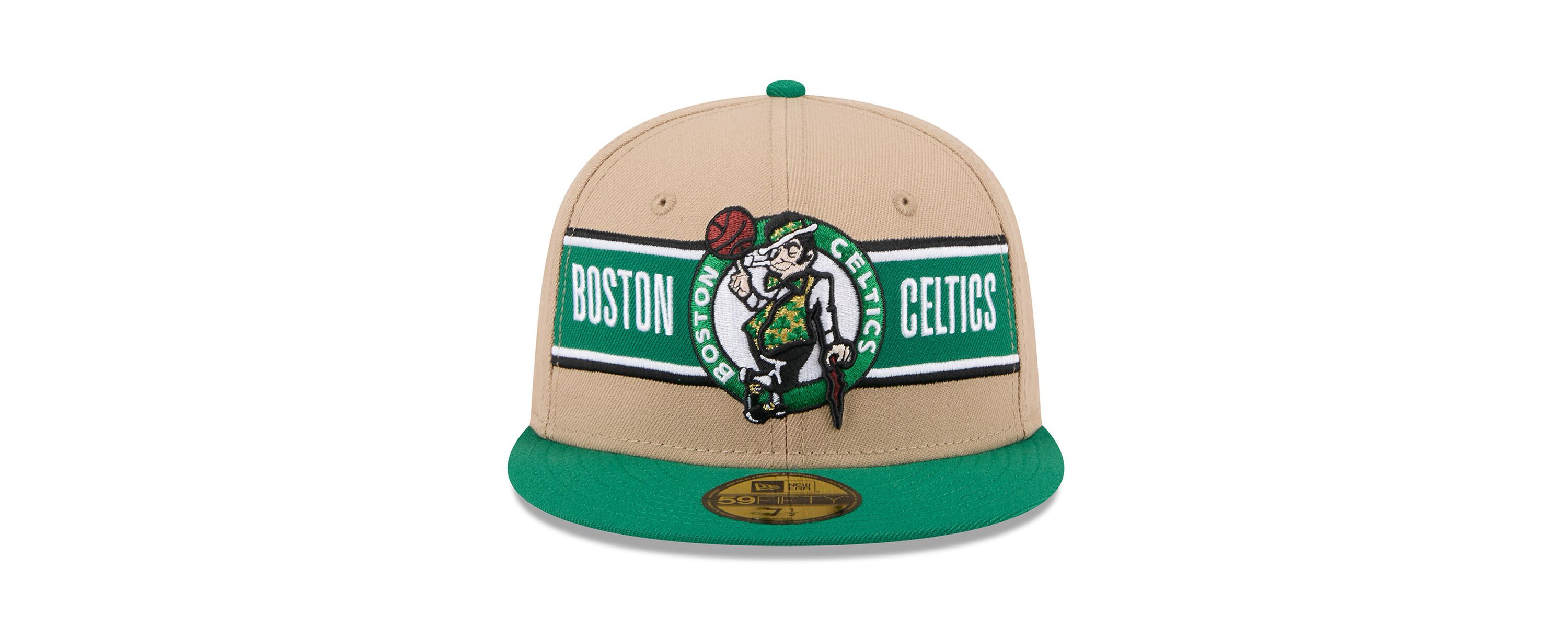 NBA Tan/Kelly Boston Celtics 2024 NBA Draft 59FIFTY Fitted Hat