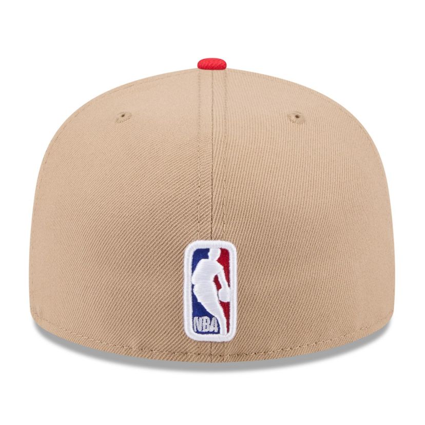 NBA Tan/Red Atlanta Hawks 2024 NBA Draft 59FIFTY Fitted Hat