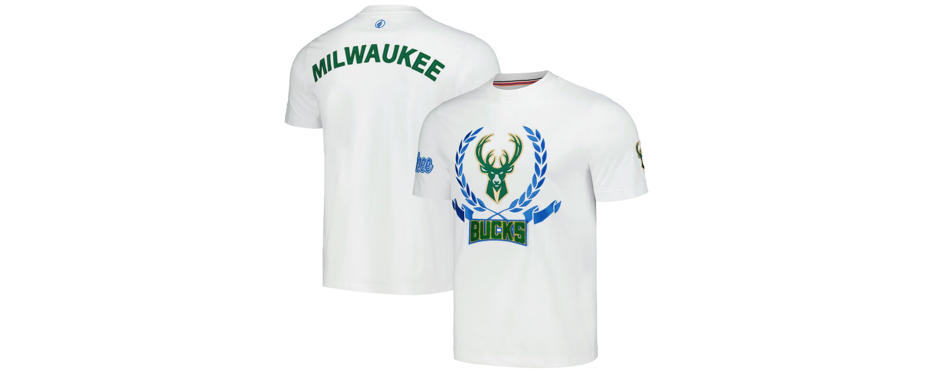 NBA Unisex Milwaukee Bucks Crest T-Shirt