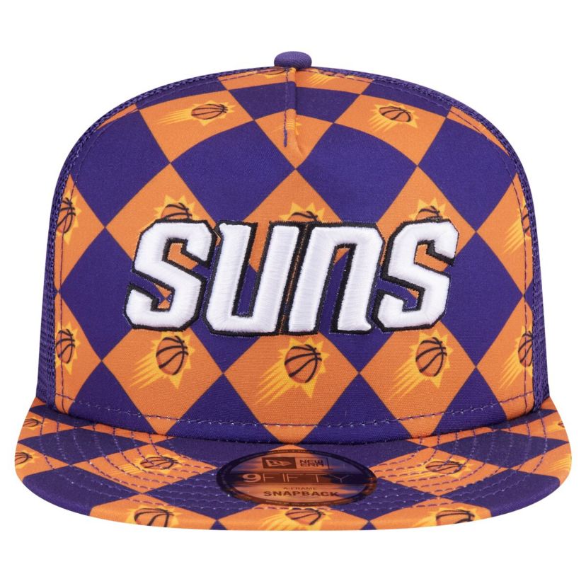 NBA Phoenix Suns Seeing Diamonds A-Frame Trucker 9FIFTY Snapback Hat
